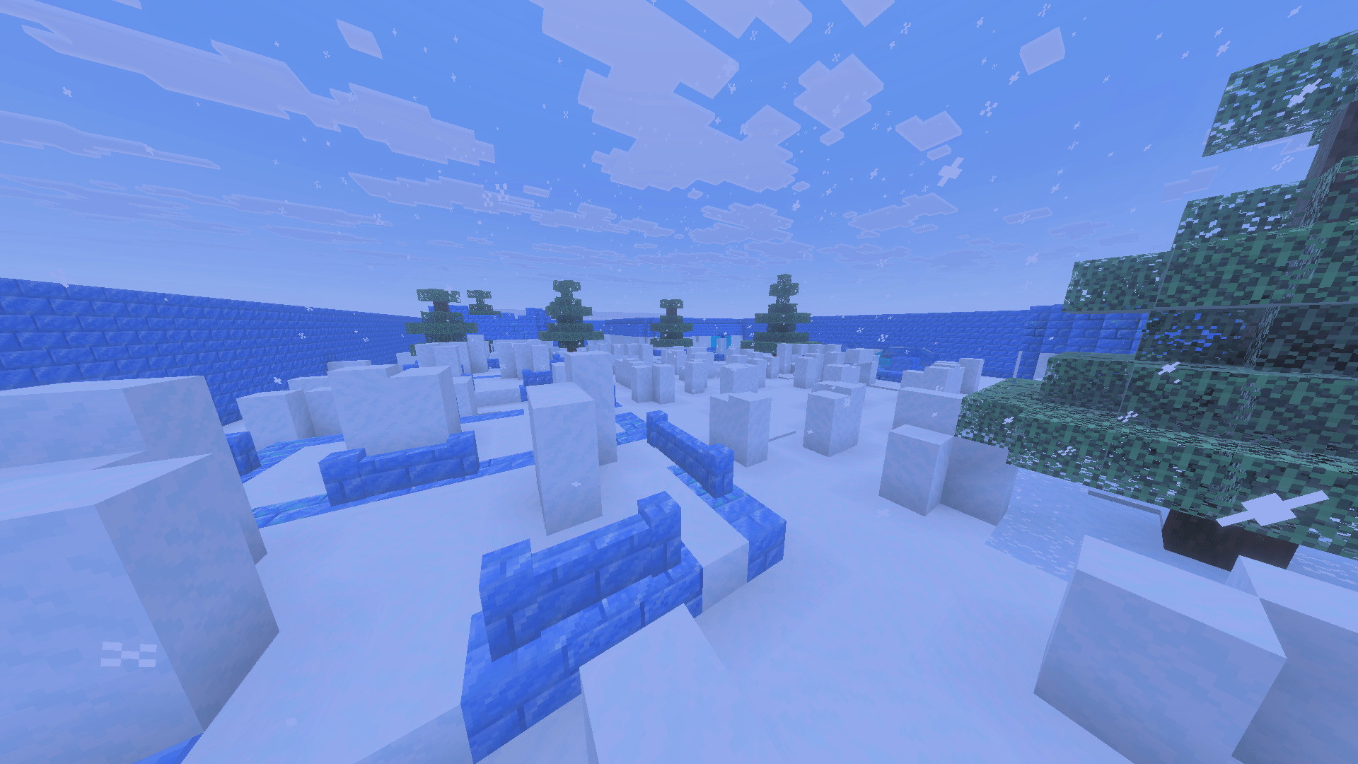 Snowball fight base interior